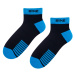 Ponožky Bratex D-901 čierna/tyrkysová