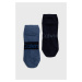 Ponožky Calvin Klein (2-pak) pánske, modrá farba