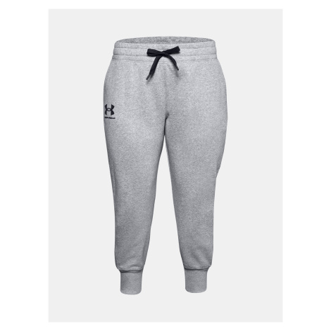 Sivé dámske tepláky Under Armour UA Rival Fleece Joggers