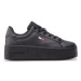 Tommy Jeans Sneakersy Flatform Ess EN0EN02043 Čierna