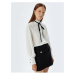 Koton Frilled Stand Collar Shirt with Bow Tie Detail Crepe Fabric