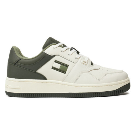 Tommy Jeans Sneakersy Tjm Basket Leather EM0EM01434 Zelená Tommy Hilfiger