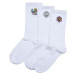 Peace Icon Socks 3-pack white