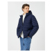 Koton Nafukovací kabát sezónne kapucňa na zips vrecko detailné