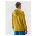 Pánska mikina s kapucňou 4F SWEATSHIRT-4FWSS24TSWSM0948-71S-YELLOW