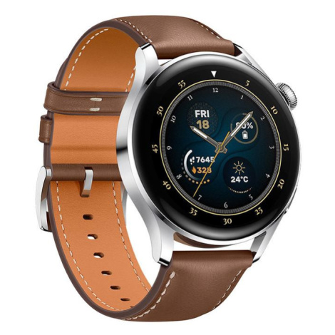 Huawei Watch 3 Brown Leather chytré hodinky