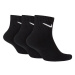 Nike  U NK EVERYDAY CUSH QTR 3P  Ponožky Čierna