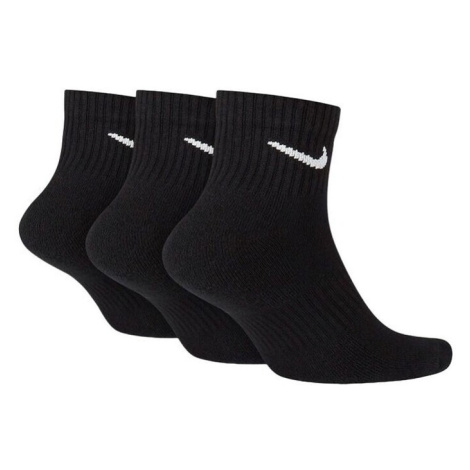 Nike  U NK EVERYDAY CUSH QTR 3P  Ponožky Čierna