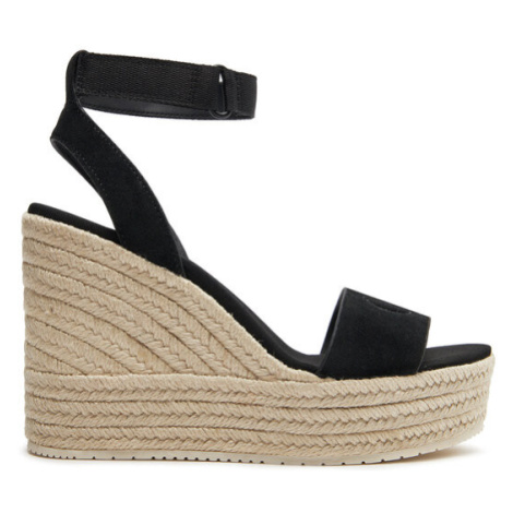 Calvin Klein Jeans Espadrilky Wedge Sandal Su Mg Btw YW0YW01026 Čierna