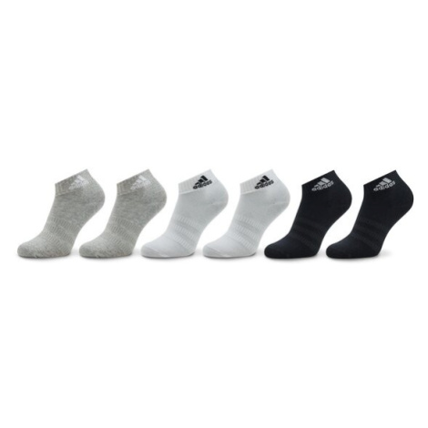 Adidas Ponožky Kotníkové Unisex Thin and Light Sportswear Ankle Socks 6 Pairs IC1307 Sivá