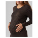 Vero Moda Maternity Pletené šaty 'KARITA'  čierna
