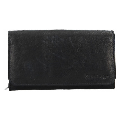 Dámska kožená peňaženka SendiDesign Monic - čierna Sendi Design