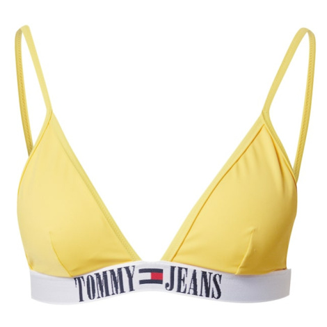 Tommy Jeans Bikinový top  námornícka modrá / žltá / červená / biela Tommy Hilfiger