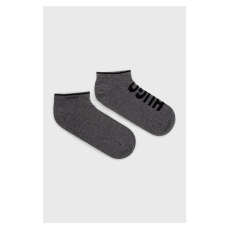 Ponožky HUGO pánske, šedá farba, 50468111 Hugo Boss