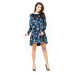 Infinite You Woman's Dress M149 Navy Blue