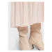 NAF NAF Plisovaná sukňa Plissee DNJ6Z Ružová Regular Fit