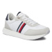 Tommy Hilfiger Sneakersy Essential Runner Global Stripes FW0FW07831 Biela