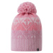 Detská zimná čiapka Reima Pohjoinen - Grey Pink
