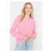 Trendyol Sweater - Rosa - Regular fit