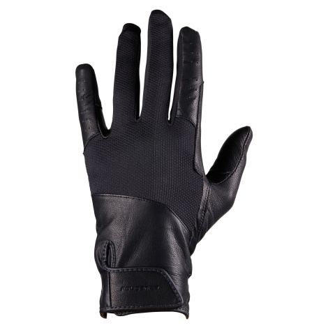 Pánske jazdecké rukavice 960 čierne
