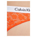 Nohavičky Calvin Klein Underwear oranžová farba