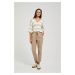 Women's beige trousers