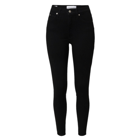 Calvin Klein Jeans Džínsy  čierna / biela