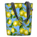 Bertoni Plátenná taška Sunny Lemons Blue/Yellow 29 cm x 40 cm x 36 cm x 8 cm