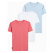 Ombre BASIC 3-pack cotton t-shirt set