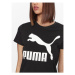 Puma Tričko Classics Logo 530076 Čierna Regular Fit