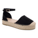 DeeZee Espadrilky WSS990-215 Čierna