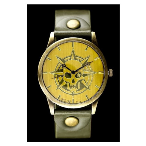 Dámske hodinky TAYMA - RETRO PUNK 32 - olivové (zx594c)