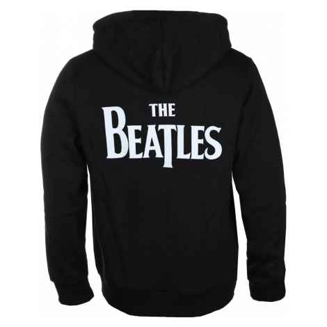 mikina s kapucňou ROCK OFF Beatles Drop T Logo Čierna