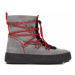 Pánske vysoké zimné topánky MOON BOOT Mtrack Slip-On Sport grey red