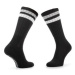 Converse Súprava 2 párov vysokých ponožiek unisex E744A-2020 Čierna