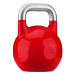 Gorilla Sports Soutěžní kettlebell, červený, 32 kg