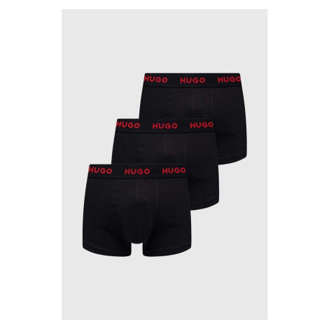 Boxerky HUGO 3-pak pánske,čierna farba,50469766 Hugo Boss