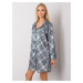 Grey long sleeved nightgown