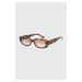 Slnečné okuliare Answear Lab dámske, hnedá farba