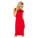 Dámské šaty model 6878205 Červená L - numoco