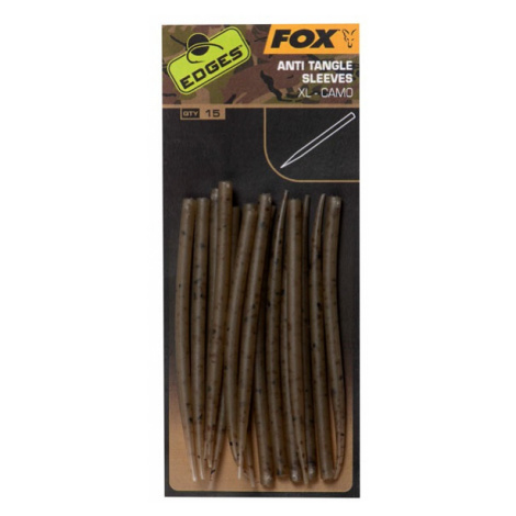 Fox edges prevleky camo anti tangle sleeves - xl 15 ks