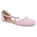 Barefoot dámske sandále Shapen - Orchid Lila Suede N lila