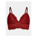 Hunkemöller Podprsenka Bralette Marine 202818 Červená