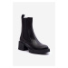 Chelsea boots with massive high heels, Black Ironna