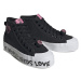 Dámska rekreačná obuv ADIDAS ORIGINALS Nizza Platform Mid core black semi pink glow cloud white