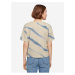 Béžové dámske batikované tričko Tom Tailor Denim