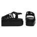 Badura Sandále WYL3857-2 Čierna