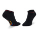 United Colors Of Benetton Súprava 3 párov nízkych členkových ponožiek 6AO3H21TS Čierna