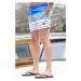Madmext Blue Striped Men's Marine Shorts 6362