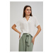 Women's shirt with collar MOODO - white